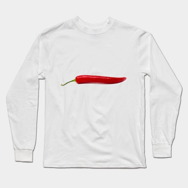 Image: Chili pepper (long) Long Sleeve T-Shirt by itemful